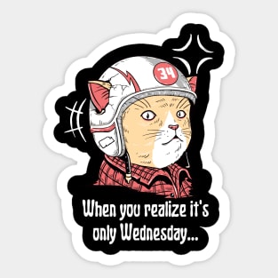 Heppy Wednesday Dad Sticker